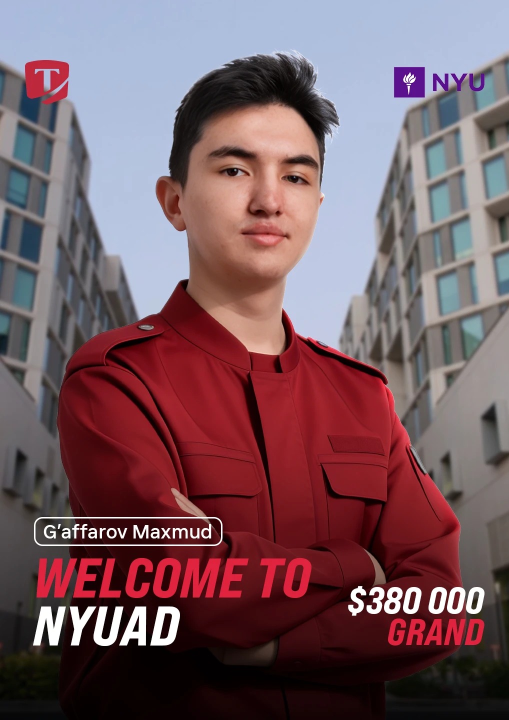 Gafforov Mahmud, NYU granti